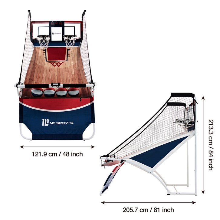 Medal Sports EZ Fold, One On One Arcade Basketball | Costco