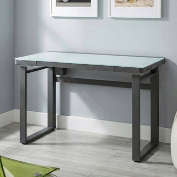 Tresanti Aurora 47” Adjustable Height Desk with LED Lighting | Costco