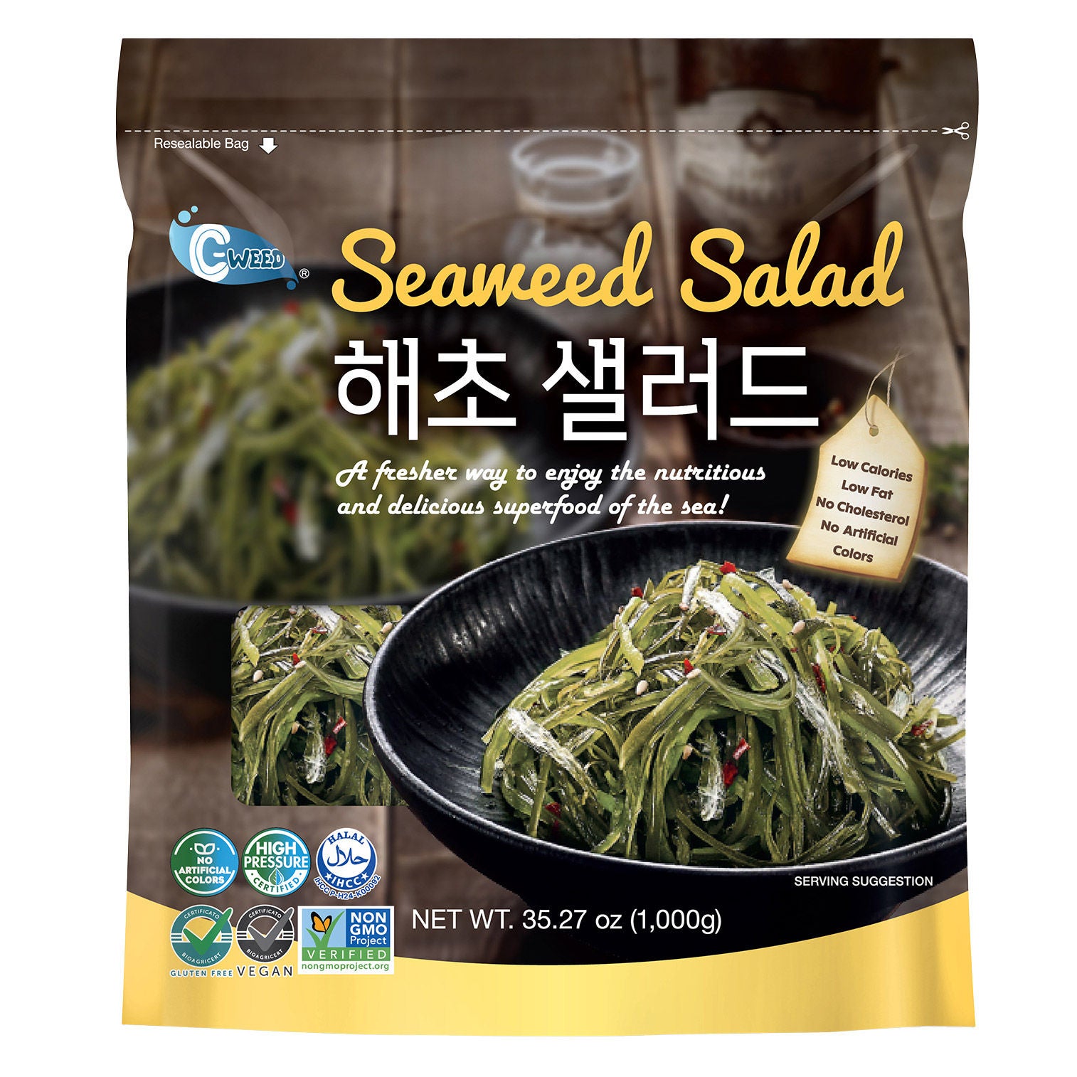 C-WEED SEAWEED SALAD 35.27 OZ