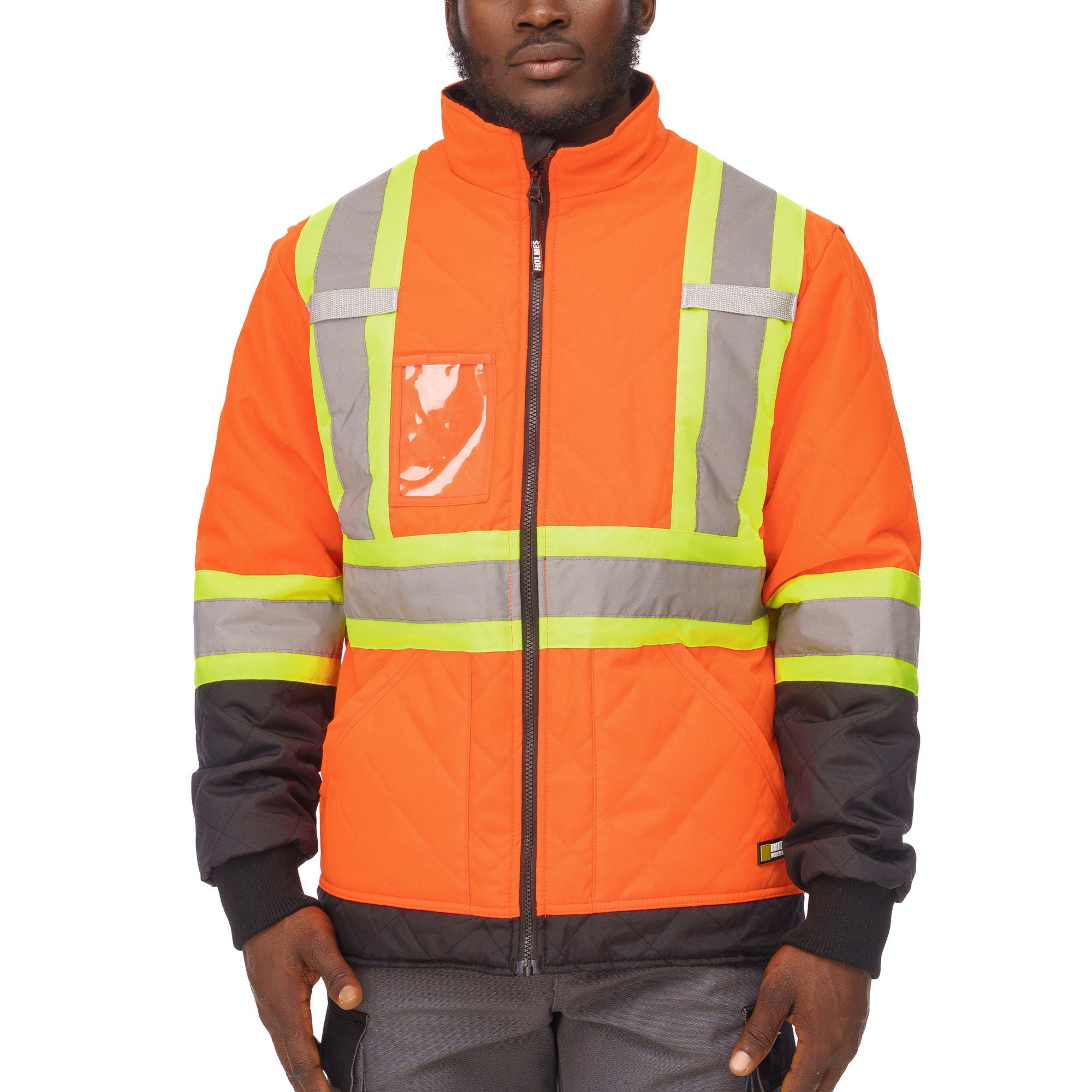 SUNSEA MIX CHIDORI CHECK LONG COATプリマロフト Holmes Workwear High-visibility Quilted Freezer Jacket | Costco