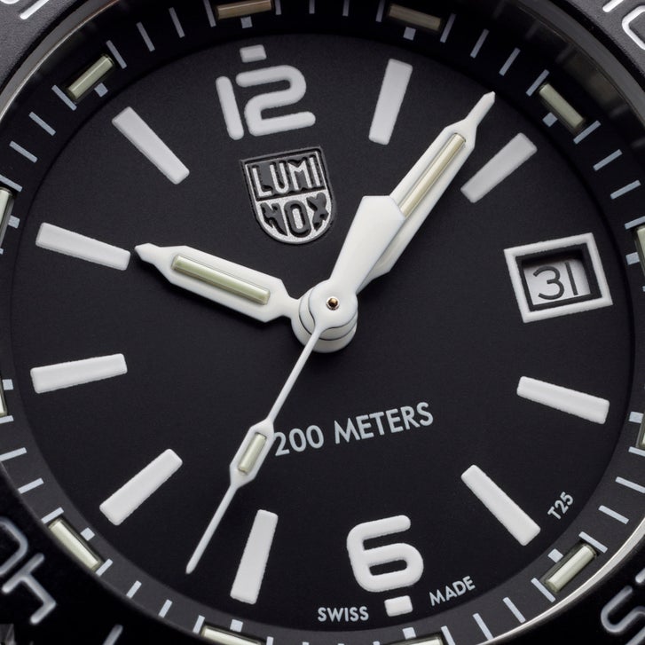 Luminox Pacific Diver Ripple Stainless Steel Black Dial Men's