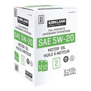 Kirkland Signature 5W20 Full Synthetic Motor Oil 2-pack