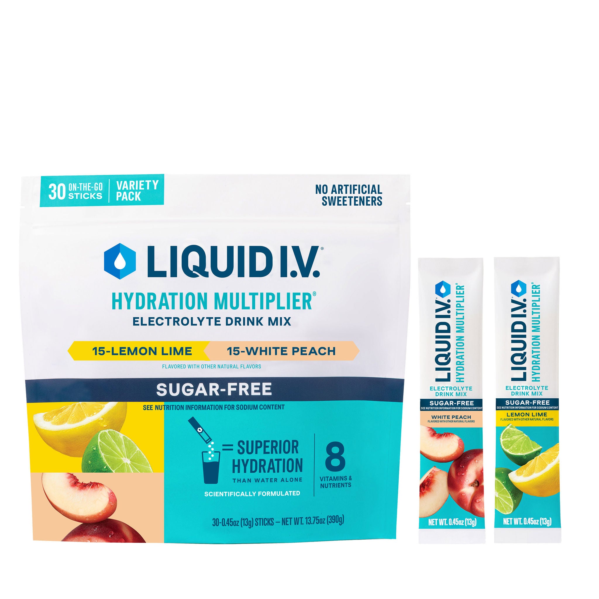 Liquid I.V. Hydration Multiplier, 30 Individual Serving Stick