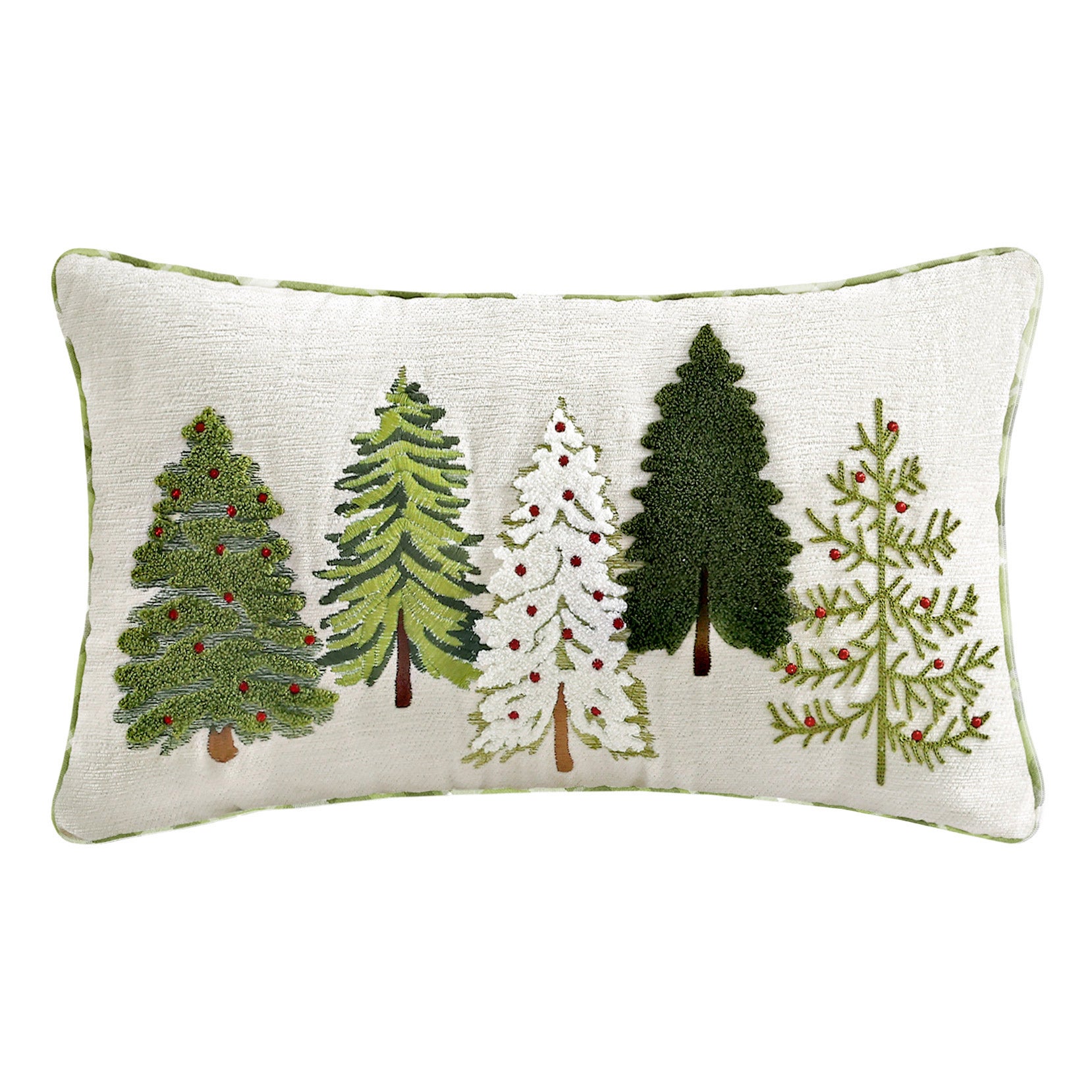 HOLIDAY DECOR PILLOWS TREE OR PLAID SQUARE