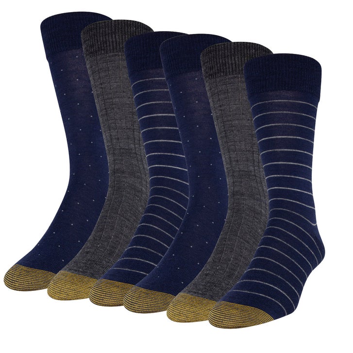 mens gold toe dress socks Eliot Grey Imperial Sheer for Men Engineered with lightweight yarns Ultra Tec Over The Calf