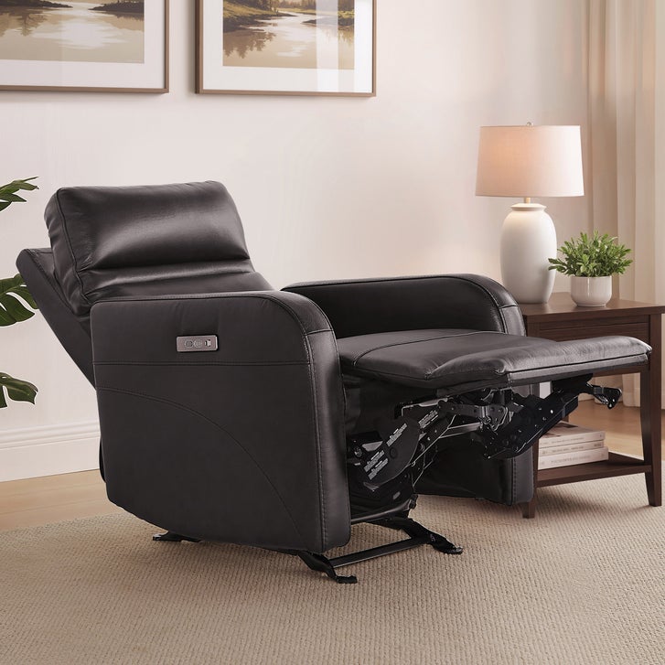 Gilman Creek Aldryn Leather Gliding Power Recliner with Power