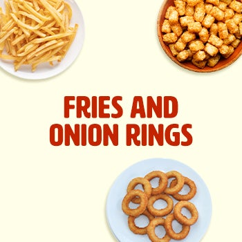Fries and onion Rings 