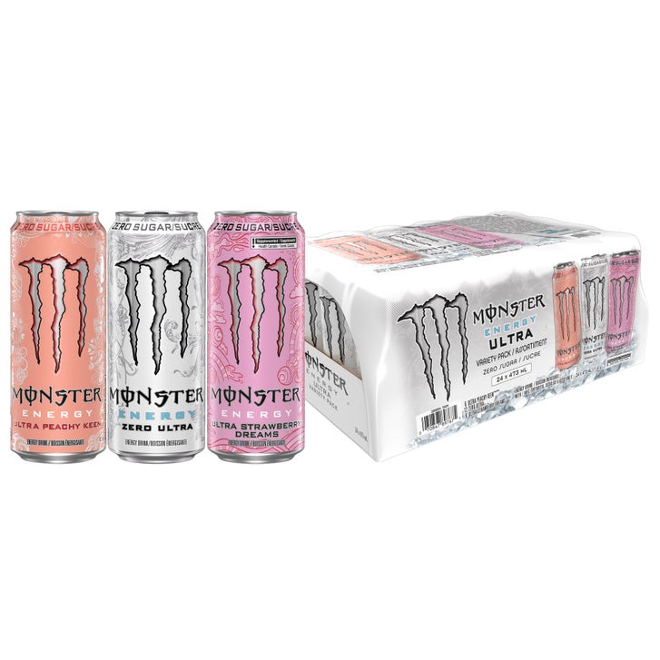 Monster Energy Drink Ultra Zero Sugar Variety 473 mL 24-pack | Costco