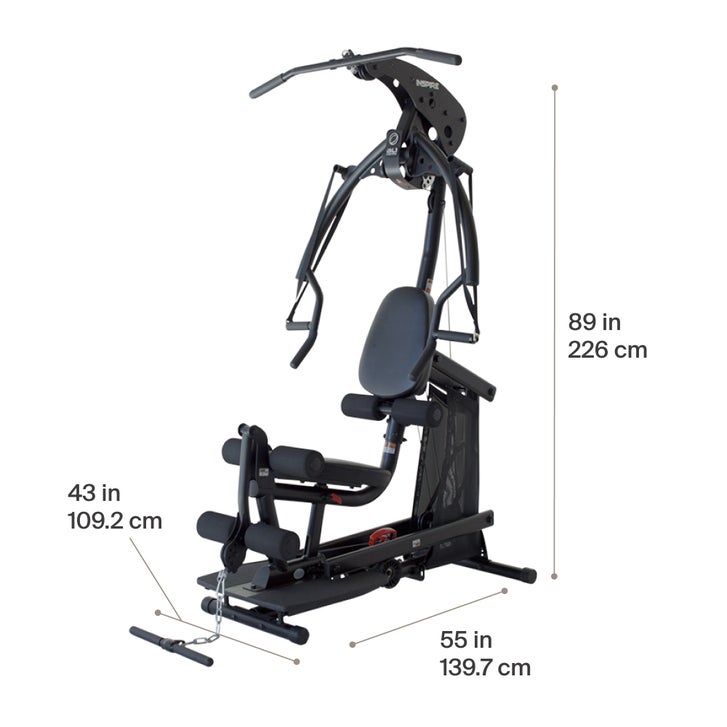 Inspire Fitness BL1 Body Lift Home Gym with 3-month Centr Digital