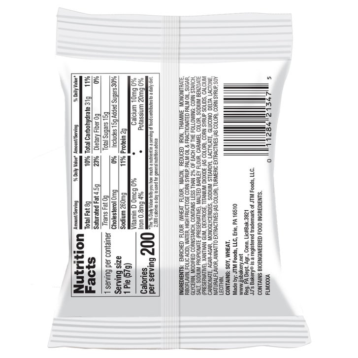 JJ's Bakery Mini Caramel Apple Pies, Lightly Glazed, 2 oz, 24 ct