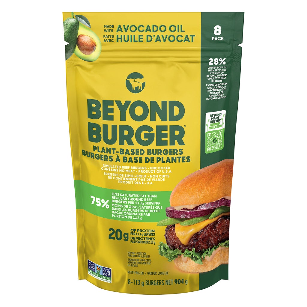 Beyond Burger Plant-based Burgers, 8 × 113 g | Costco