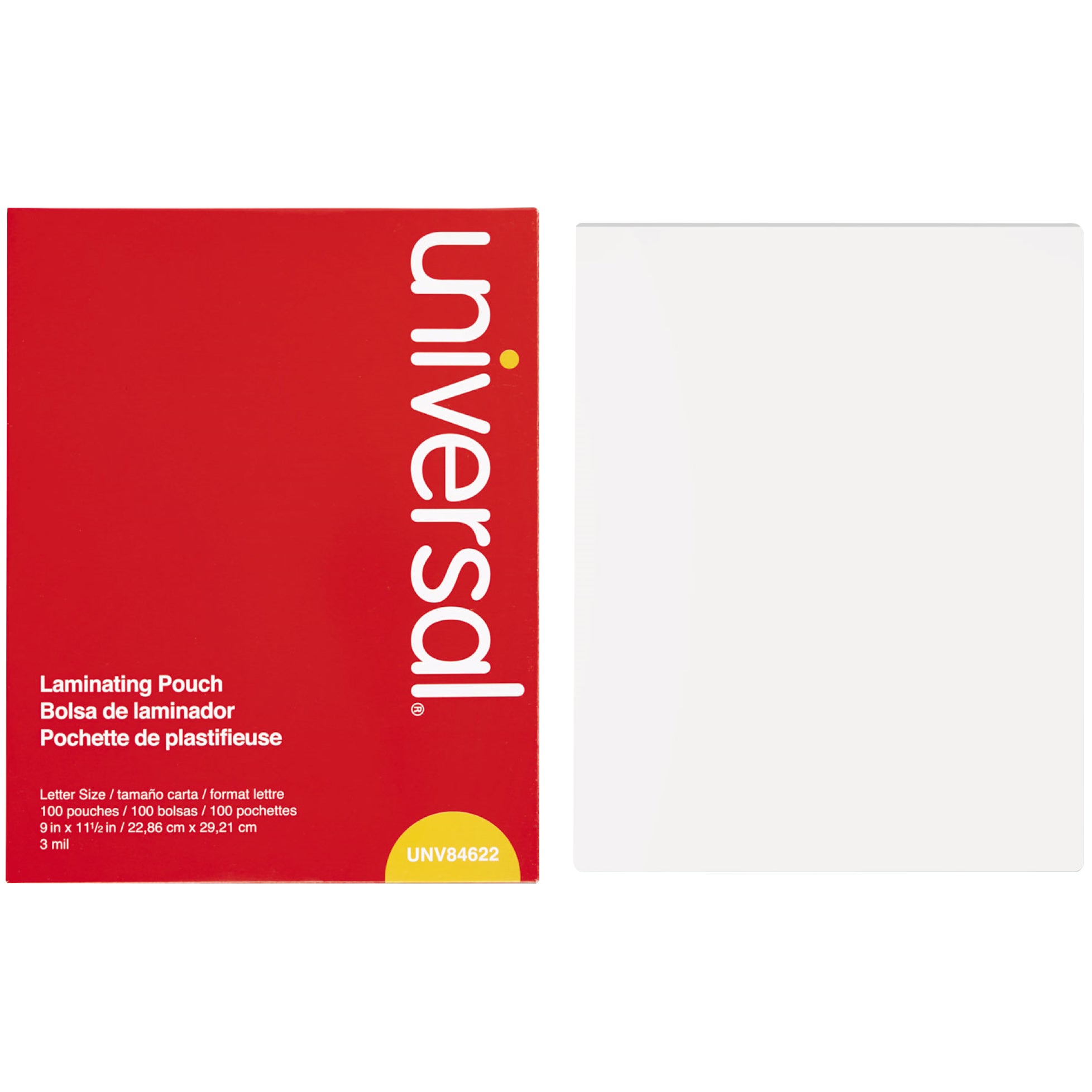 Universal Laminating Pouch, 3mm, 9
