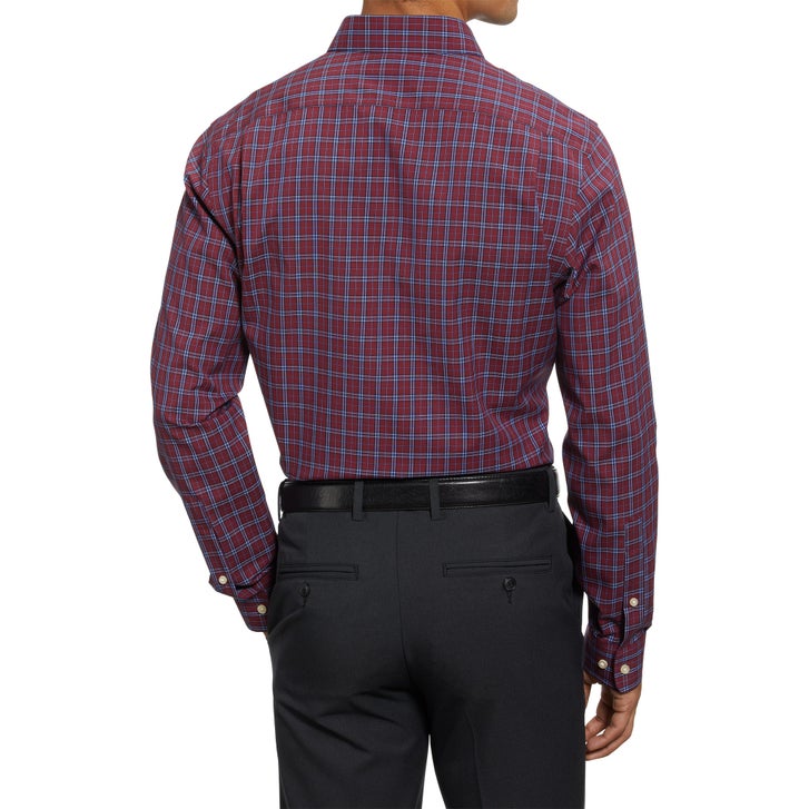 kirkland dress shirts Signature Men's Traditional Fit Shirt, Navy Kirkland signature Formal Shirts L