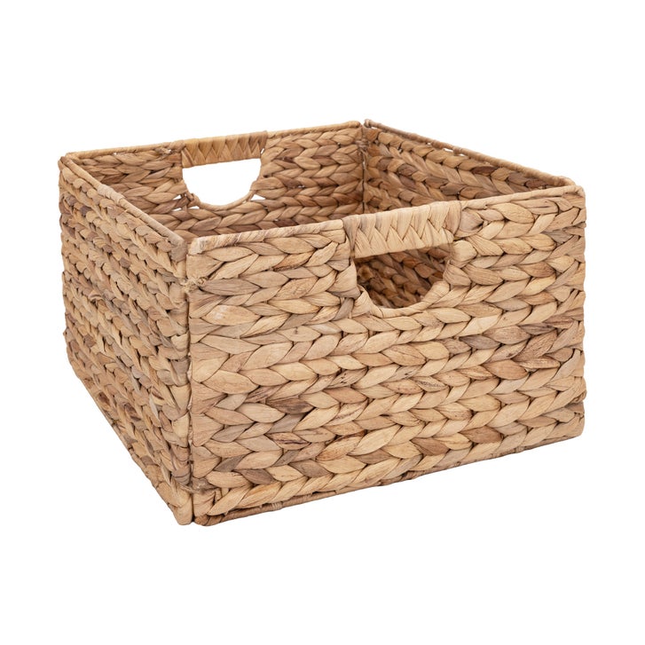 Seville Classics Water Hyacinth Storage Basket, 4-pack | Costco