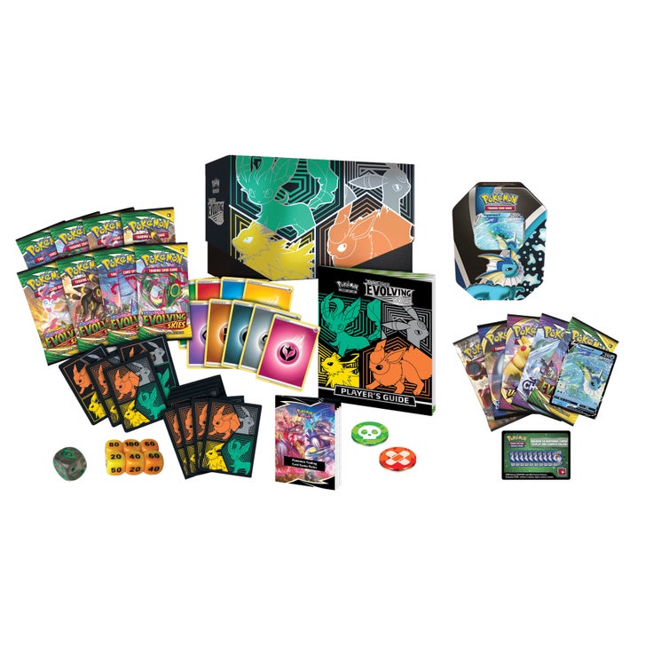 pokemon cards booster box evolving skies Half - SWSH07: Evolving Skies As the clouds part Evolving Skies Elite Trainer Box