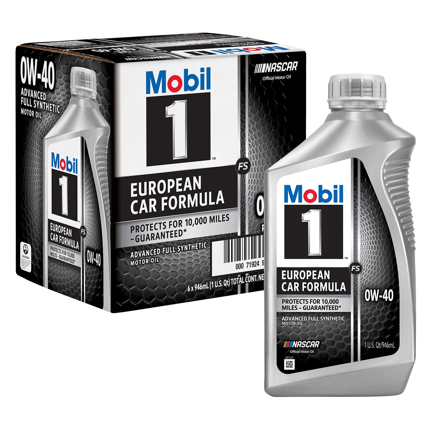 Mobil 1 0W-40 Full Synthetic Motor Oil, 1-Quart, 6-pack | Costco