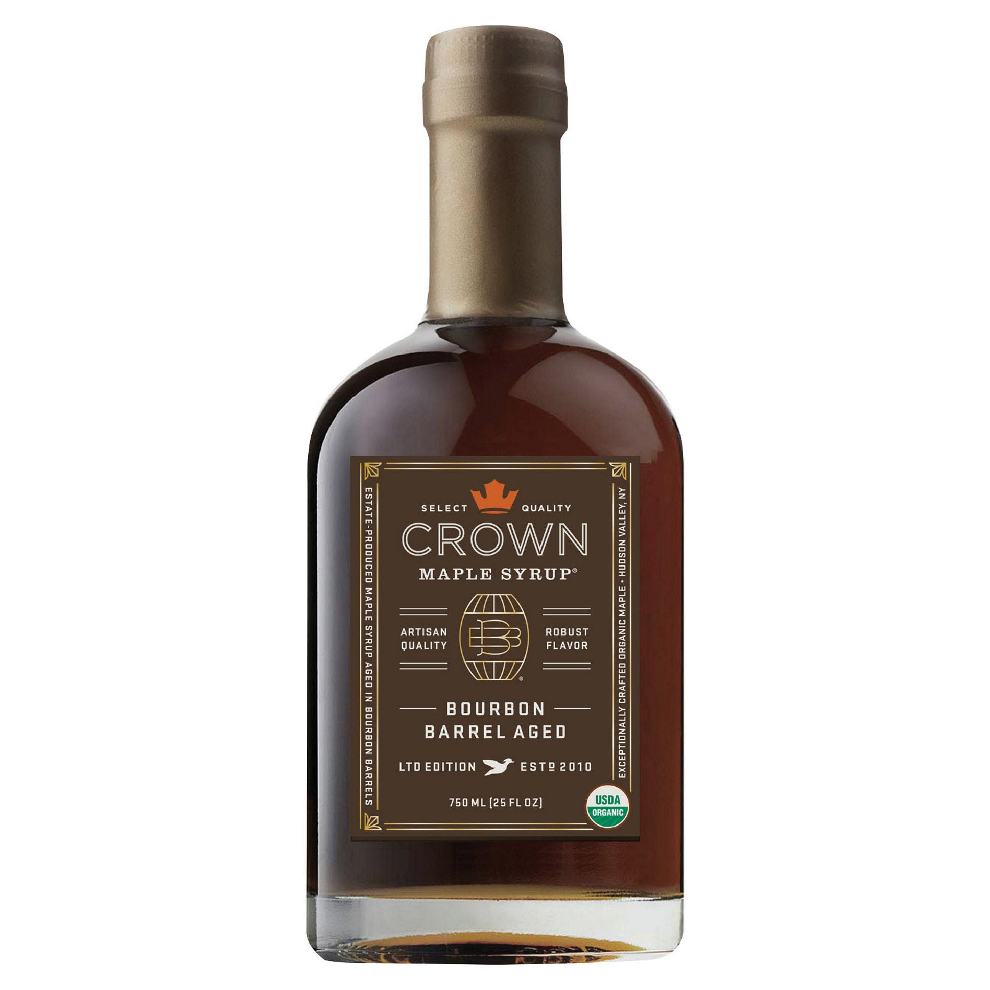 Crown Maple Organic Bourbon Barrel Aged Maple Syrup