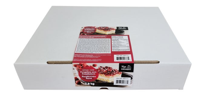 Top Dessert Frozen Raspberry Burst Sheet Cake, 3.8 kg | Costco