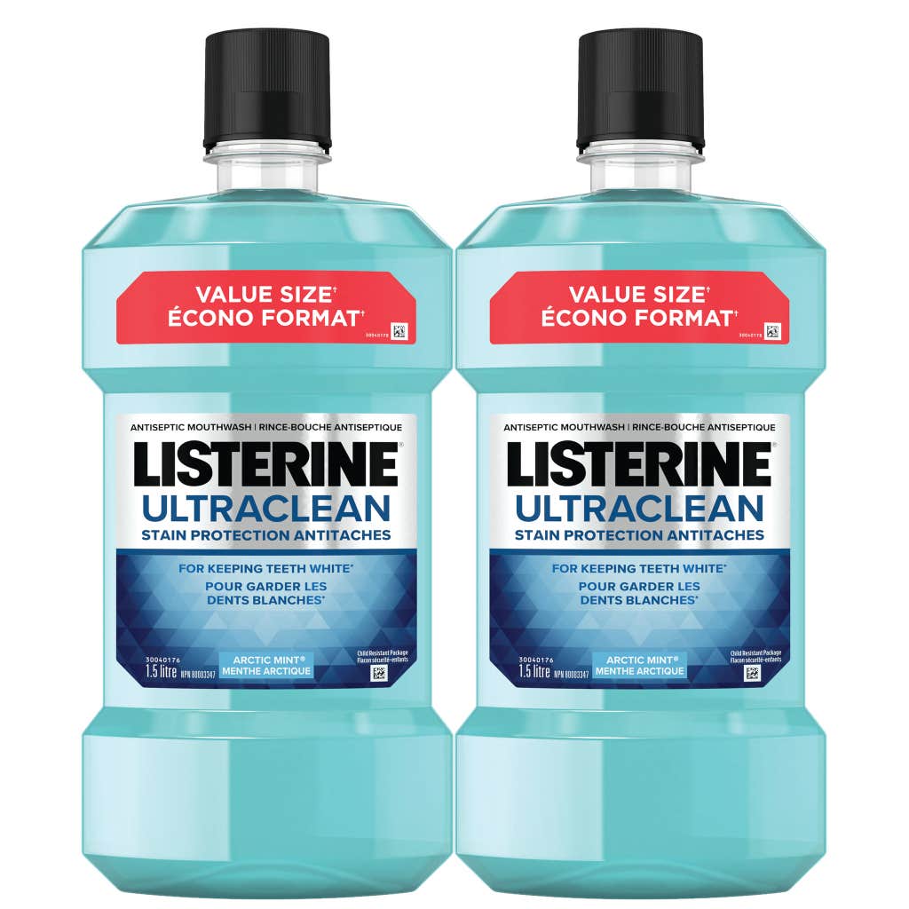 Listerine Ultraclean mouthwash
