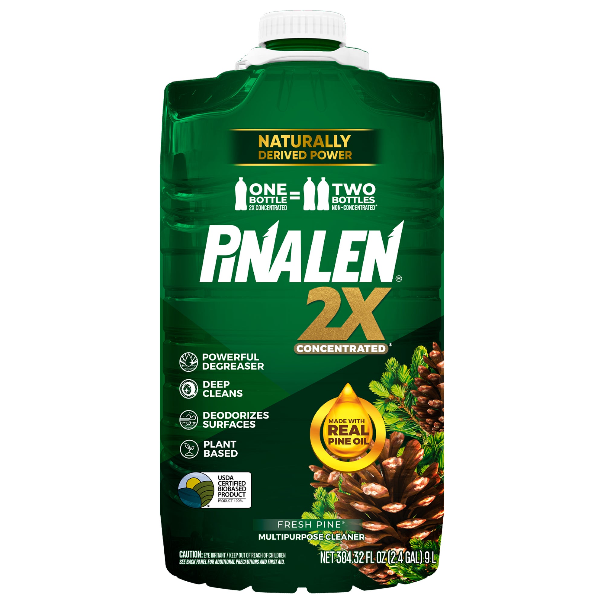 PINALEN 2X Concentrated Multipurpose Cleaner, Fresh Pine Scent