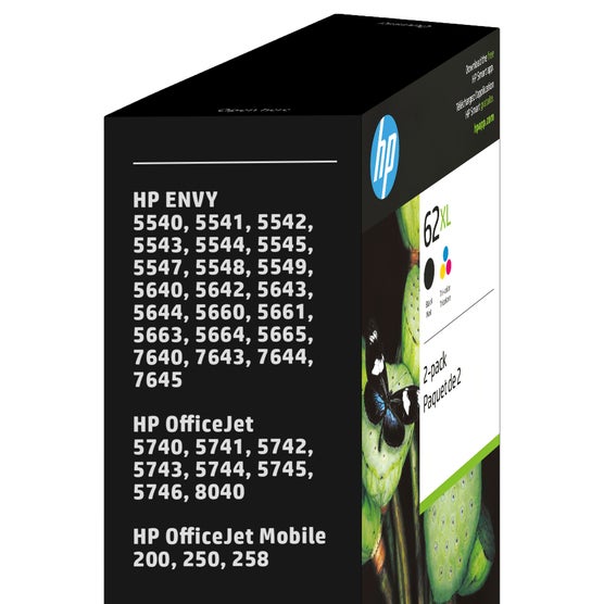 HP 62XL High Yield Ink Cartridge, Black & Tri-Color | Costco