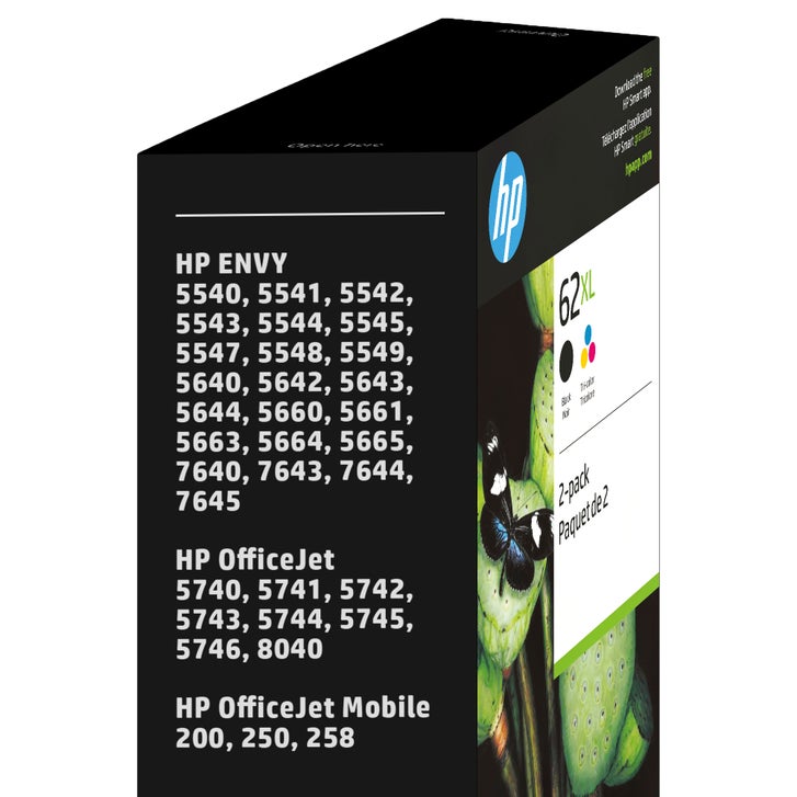 HP 62XL High Yield Ink Cartridge, Black & Tri-Color | Costco