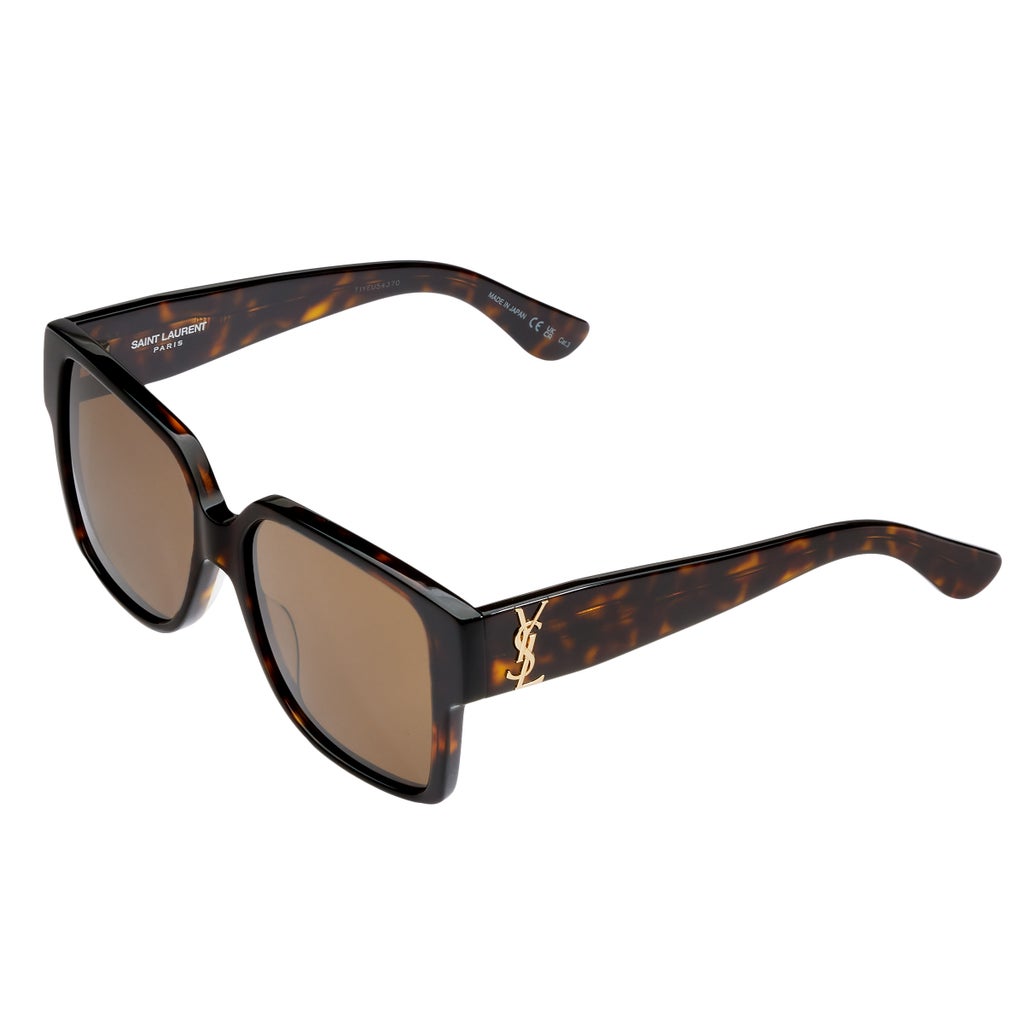 Saint Laurent SLM9N Havana Brown Sunglasses | Costco display picture 1
