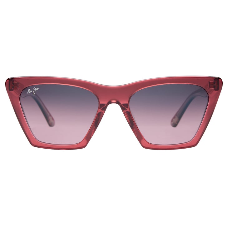 Maui Jim Kini Kini RS849-52C Raspberry with Crystal Maui Rose
