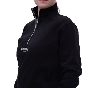 Aeropostale Women's New York Zip Neck Fleece Pullover