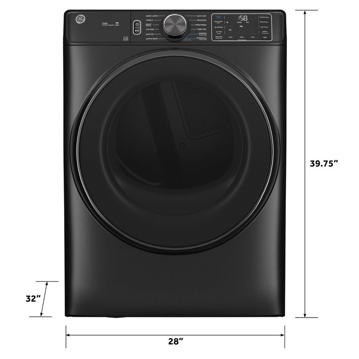 GE 5.0 cu. ft. Front Load Steam Washer with SmartDispense and 7.8