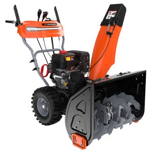 YARD FORCE 26-inch Dual-Stage Gas Snow Blower, with Heated Handles