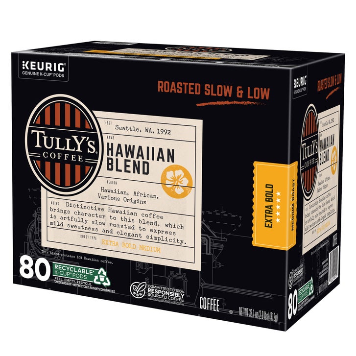 Tully's Coffee Hawaiian Blend K-Cups Pods, 80-count | Costco