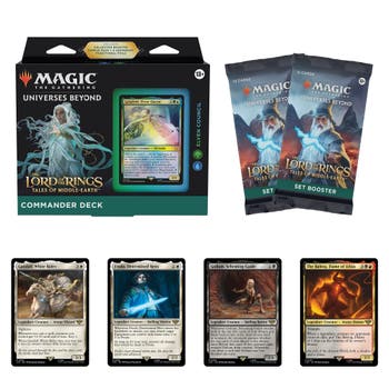 mtg lotr commander deck value Ahead of This Year's x Hobbit Set, Score The Lord of the Rings Precon Decks at a Discount With This Brand New Deal Etched Display Commander What are the going rates