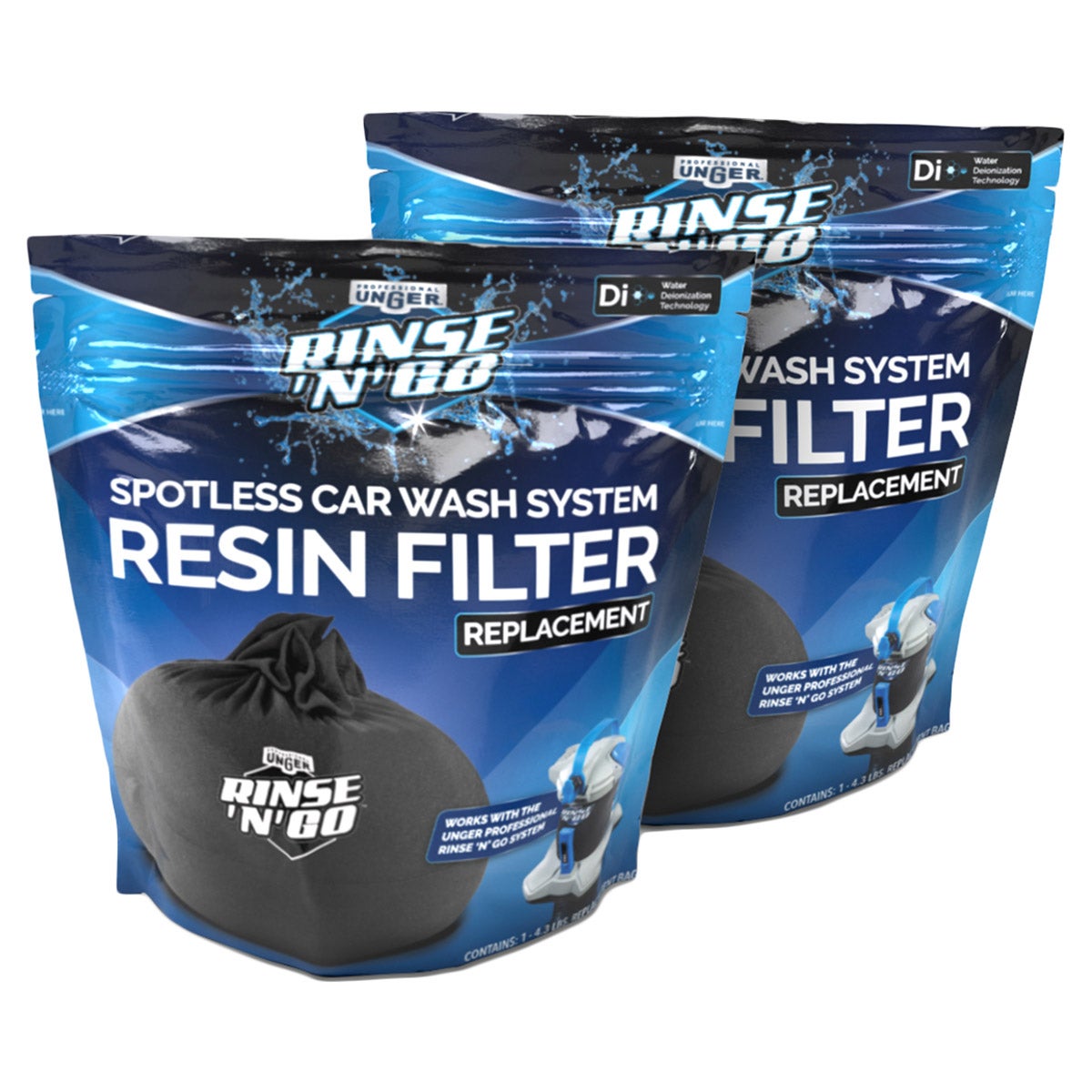 Unger Professional Rinse'n'Go Plus Spotless Car Wash Resin Filter