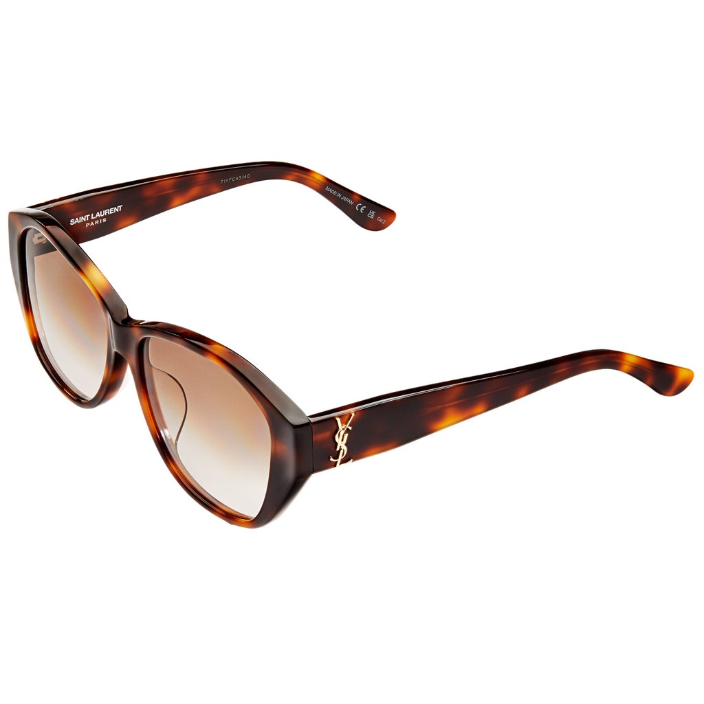 Saint Laurent SLM8FN Havana Brown Sunglasses | Costco display picture 2