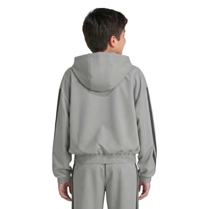 yotomo  グレー ジャケット (10-12) adidas Youth Tricot Hooded Full Zip | Costco