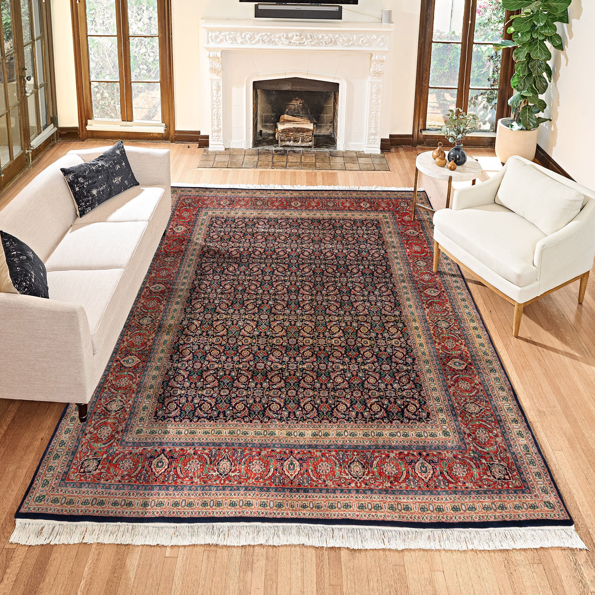 heritage modern rug carpet - 160×230cm Chatsworth Hand Knotted Rug Collection, Herati | Costco