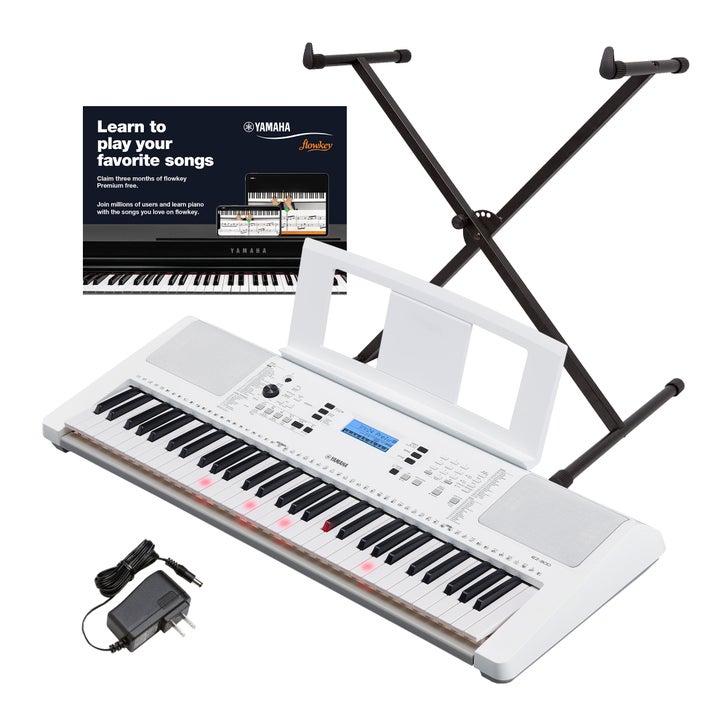 Yamaha EZ300 61 Key Portable Keyboard Bundle | Costco