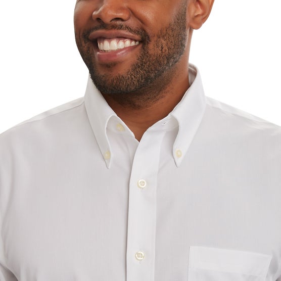 white dress shirt near me The Sanders Non Iron Fine Twill Custom and odor resistant keeping you feeling fresh the whole day through (or even multiple days White Twill Natural Stretch Cotton