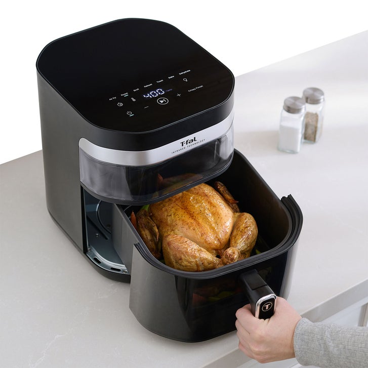 T-fal Dual Window Infrared Air Fryer 7.3QT, Dual Heating | Costco