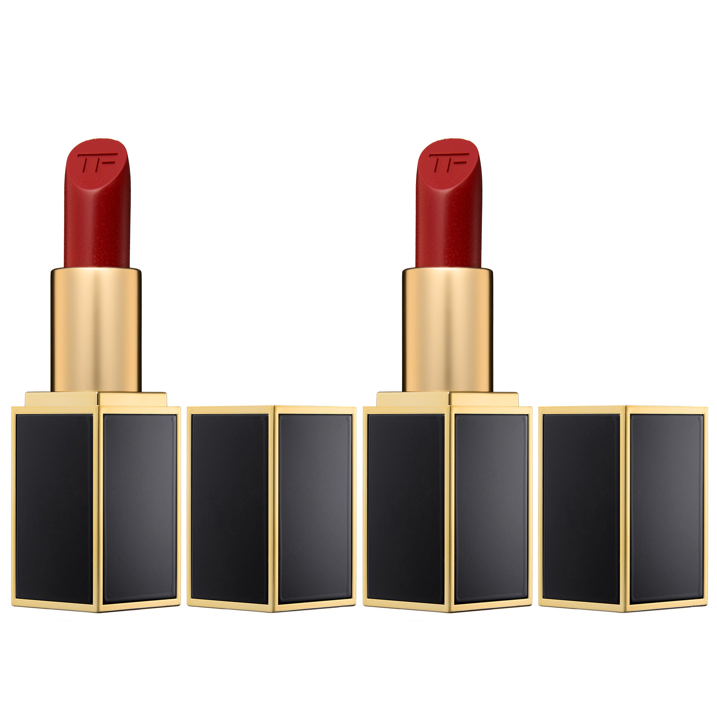 TOM FORD リップ 2本セット Tom Ford Lip Color Matte, 16 Scarlet Rouge, 0.1 oz, 2-pack | Costco