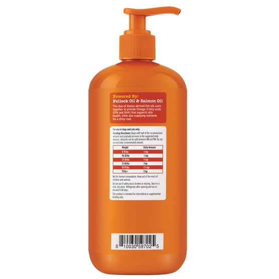 Zesty Paws Wild Alaskan Omega-3 Blend Pollock & Salmon Oil, 30 oz