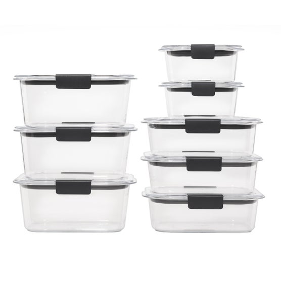 晴*晴様 Rubbermaid Food Storage System 16個セ Rubbermaid Brilliance Plastic Food Storage Containers, Set of 16