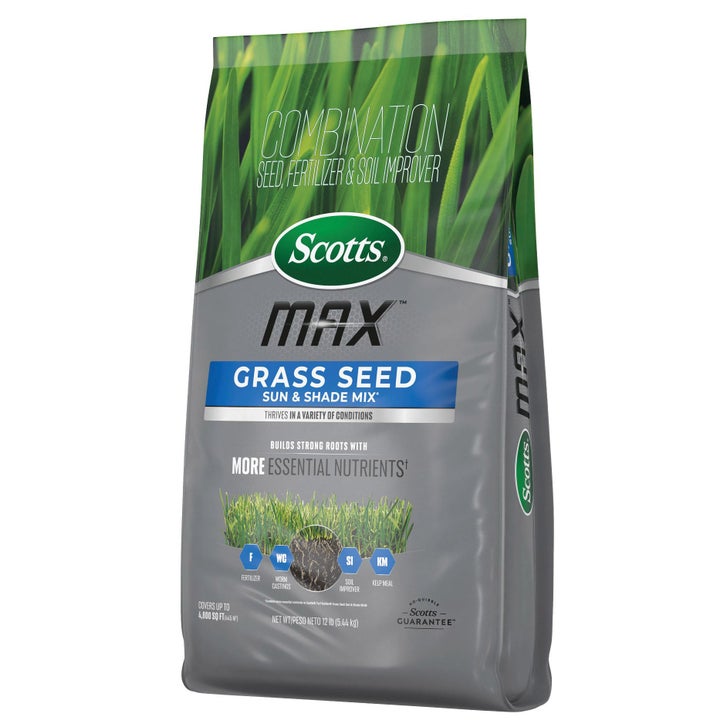 Scotts Max Grass Seed Sun and Shade Mix, 12 lbs. | Costco