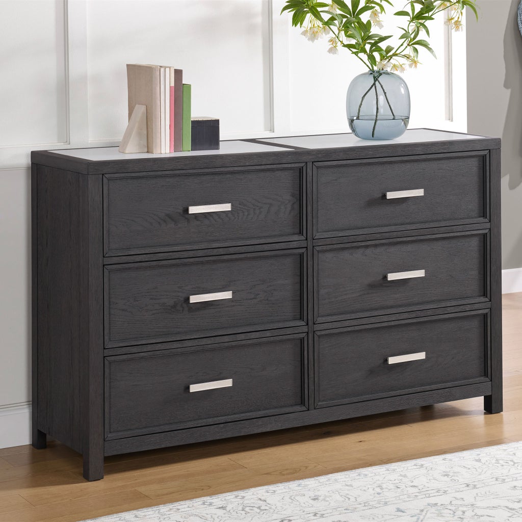 Bellevue 6-drawer Dresser with Quartz Top | Costco