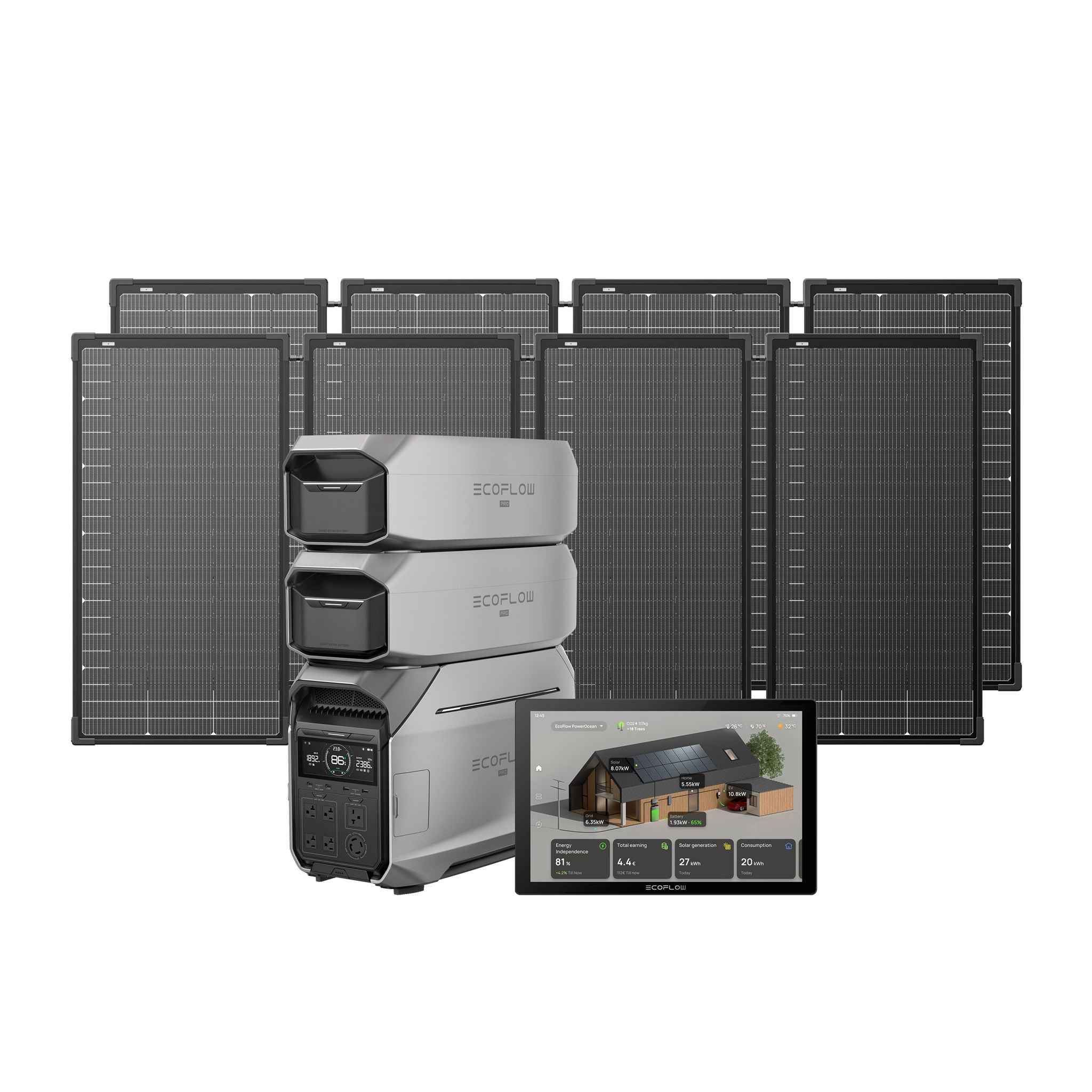 EcoFlow  3 Plus 2台セット EcoFlow DELTA Pro 3 Portable Power Station with 2-piece 4Kwh LFP