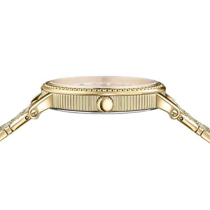 Versace V-Dollar Gold Tone Stainless Steel Swiss Women's Quartz
