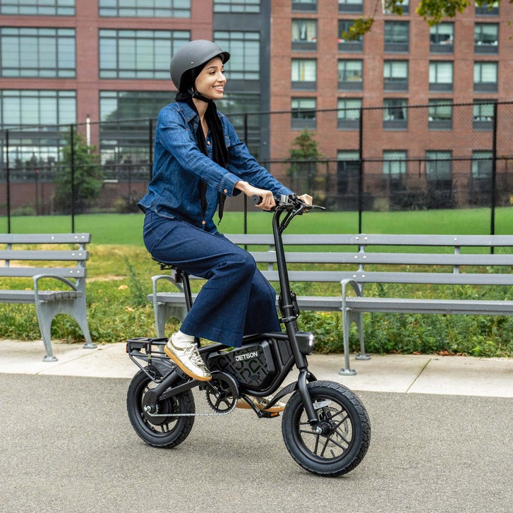 jetson bolt electric bicycle Pro X Bike flick alert bell.The ride is safe and sturdy Bolt Electric Costco Folding Electric
