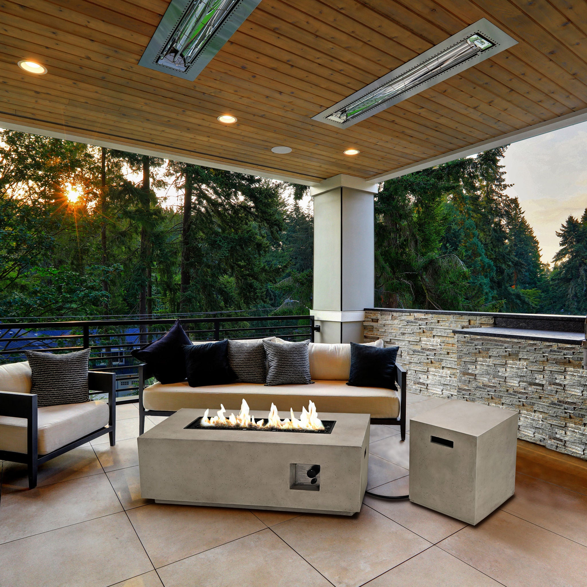 Sunbeam Nova Resin Fire Pit