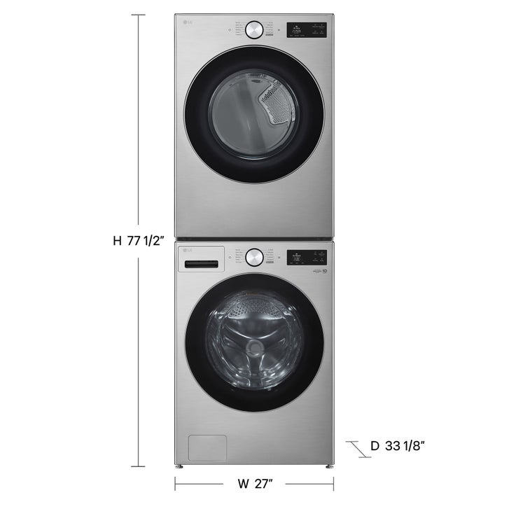 LG 5.0 cu. ft. Mega Capacity Smart Front Load Washer with